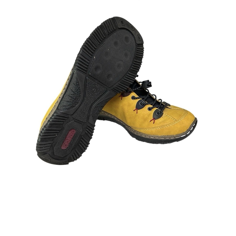 Rieker N3271-68 Women EU 41 US 9.5-10 Mustard Yellow Comfort Walking Shoes - Picture 11 of 11